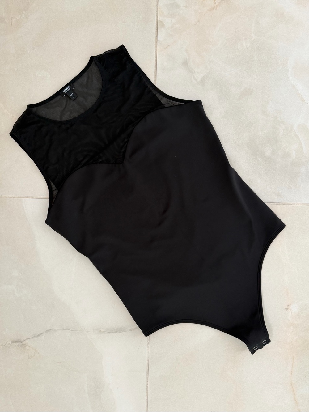 EXPRESS Sweetheart Mesh Bodysuit